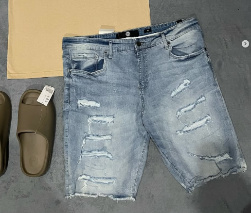Jean short size 38