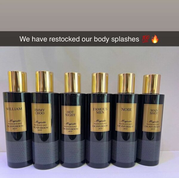 Body splash for men