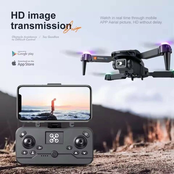 Drone pliable V10, Quadrirotor