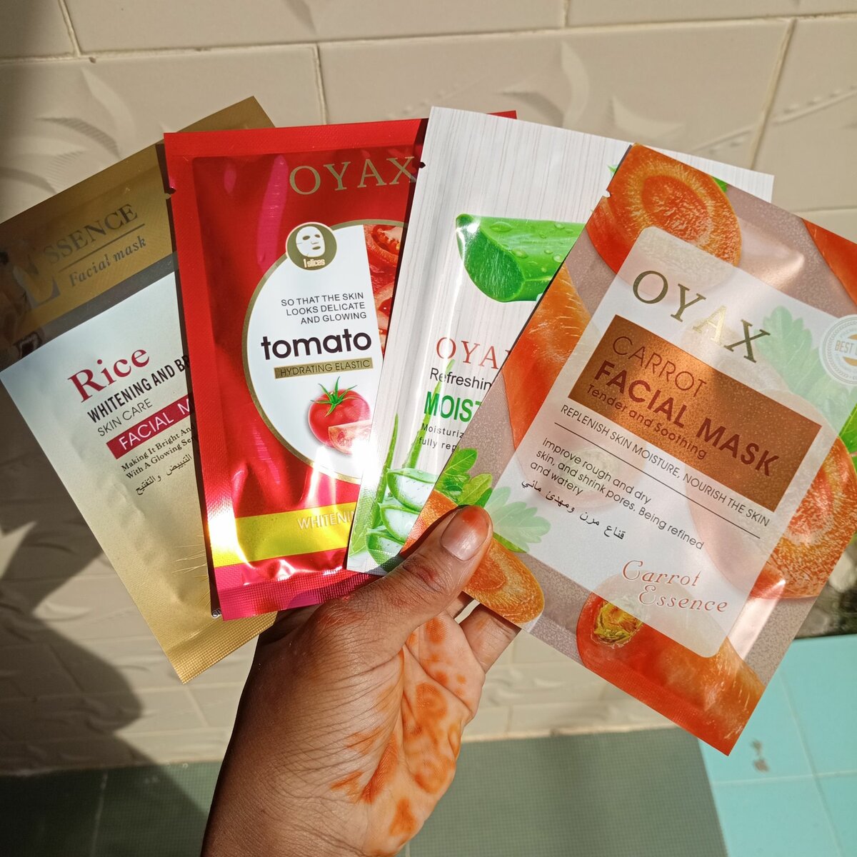 Masques de visage disponible à 350