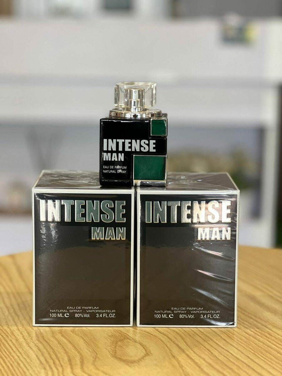 Intense man perfume