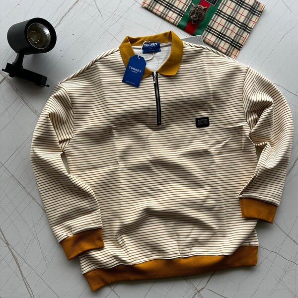 TURKEY PULLOVER WITH POLAR NECK