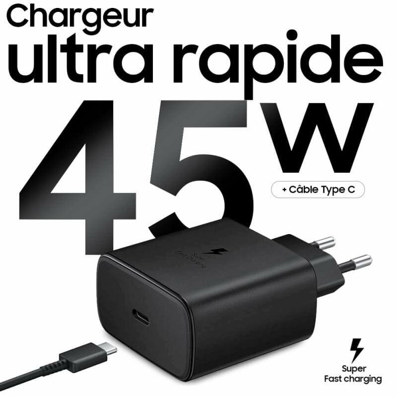 Chargeur Samsung 45w type C