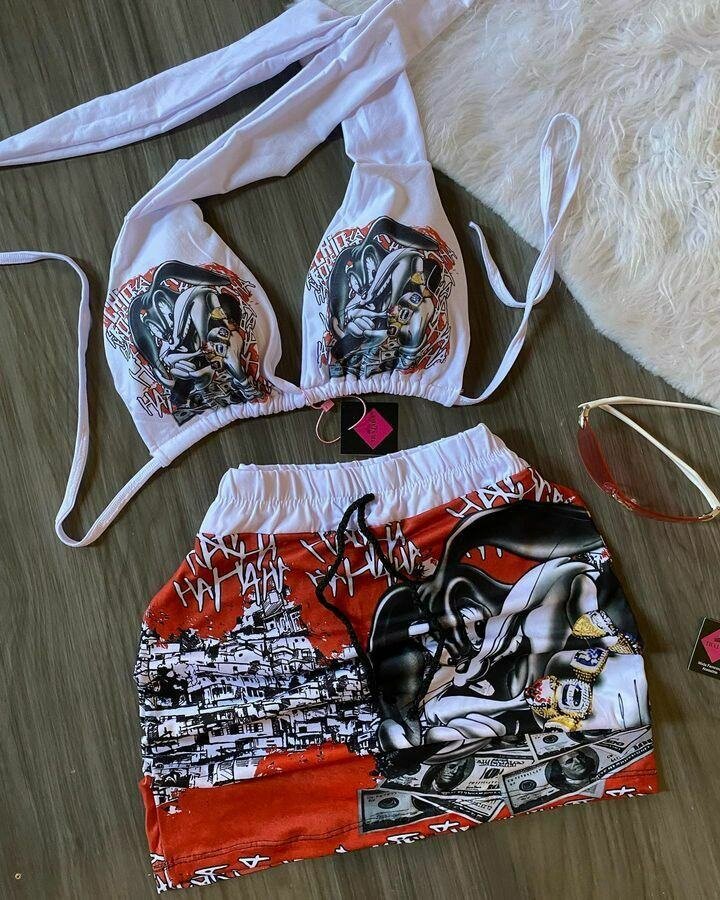 Ensemble de maillots de bain imprimé
