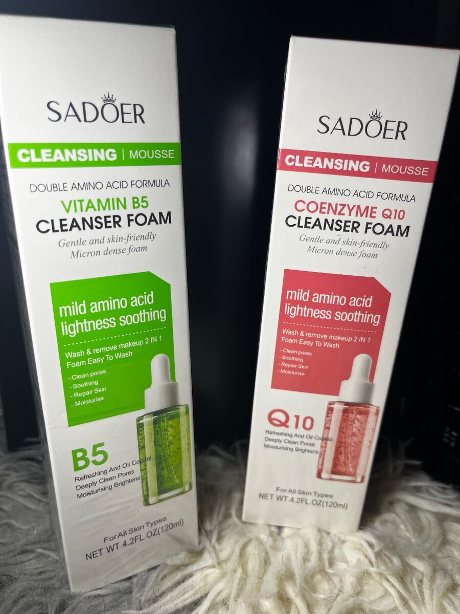 Mousse nettoyante visage Sadoer