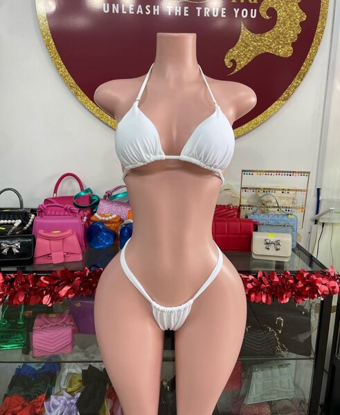 White swimmers suit