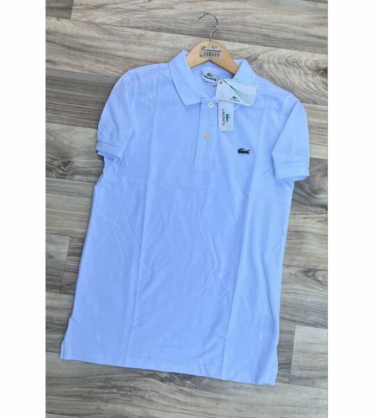 Polo blanc en coton