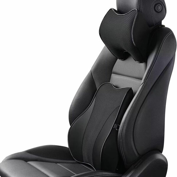 Ensemble 1 Coussin lombaire Voiture et appuie