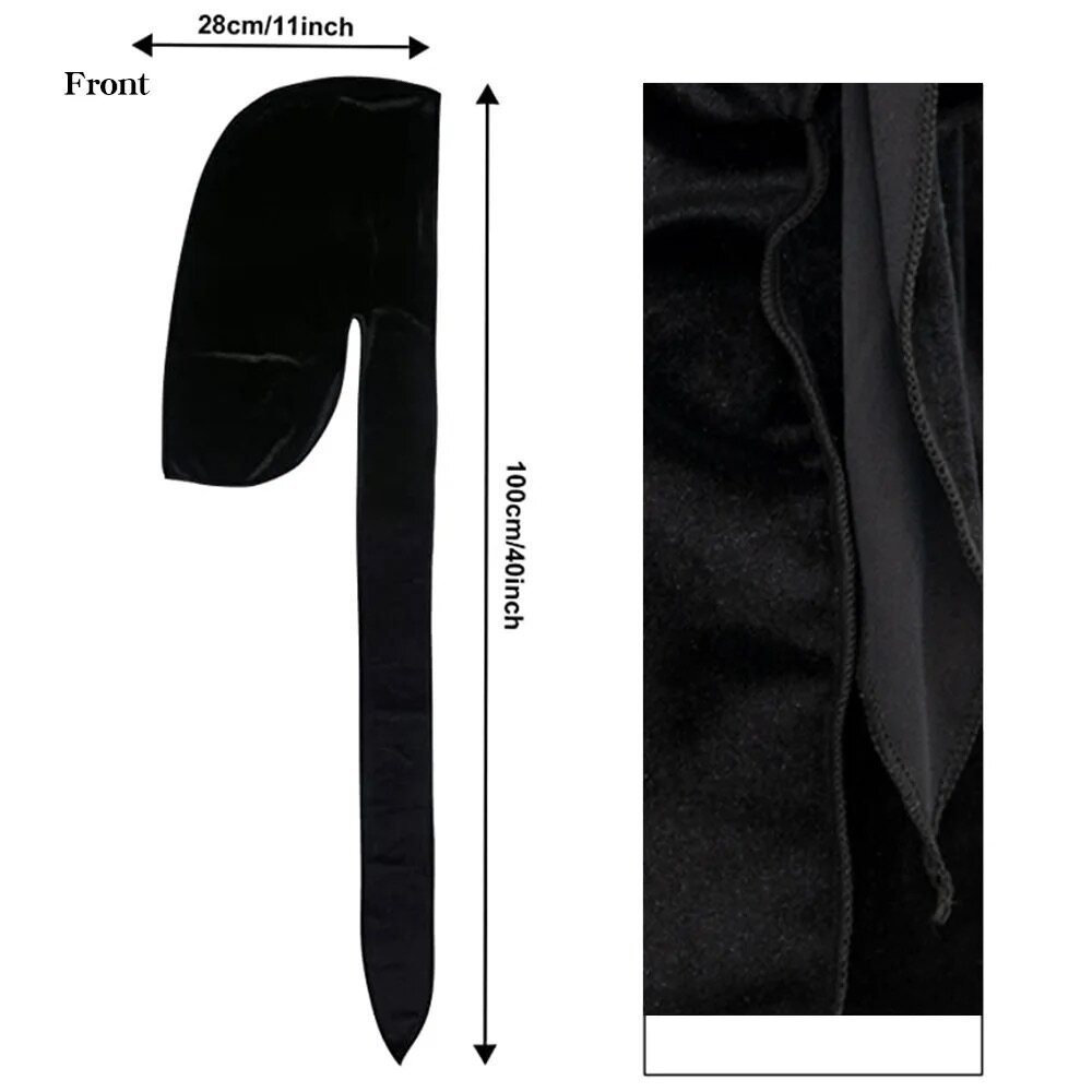 Durags velours noir