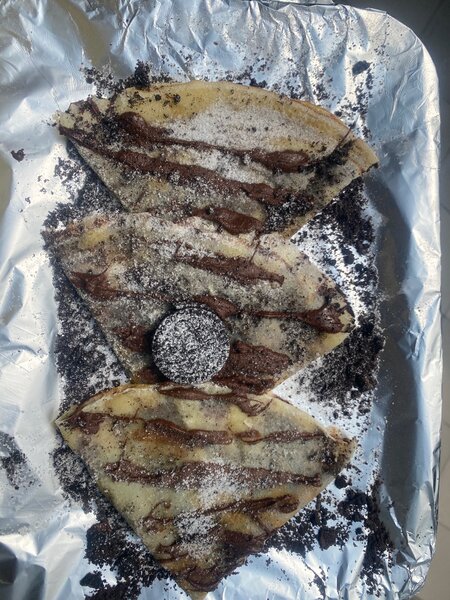 Crêpes au chocolat Oreo