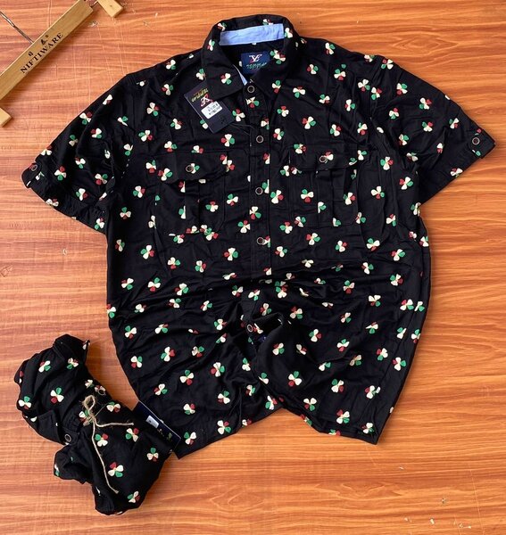 FOLDED FLOWER SHIRT