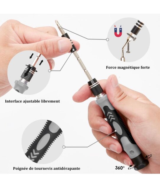 Kit de Réparation Électronique 101 Pièces