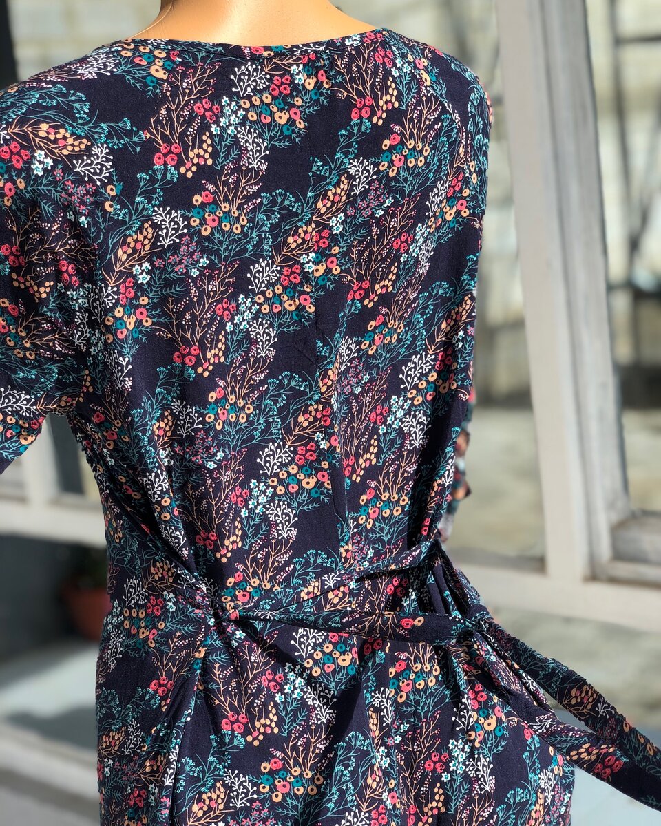 multi-colored dress