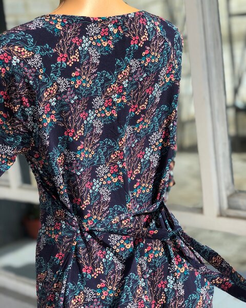 multi-colored dress