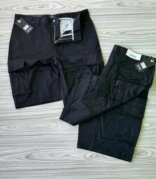 Cotton khaki shorts