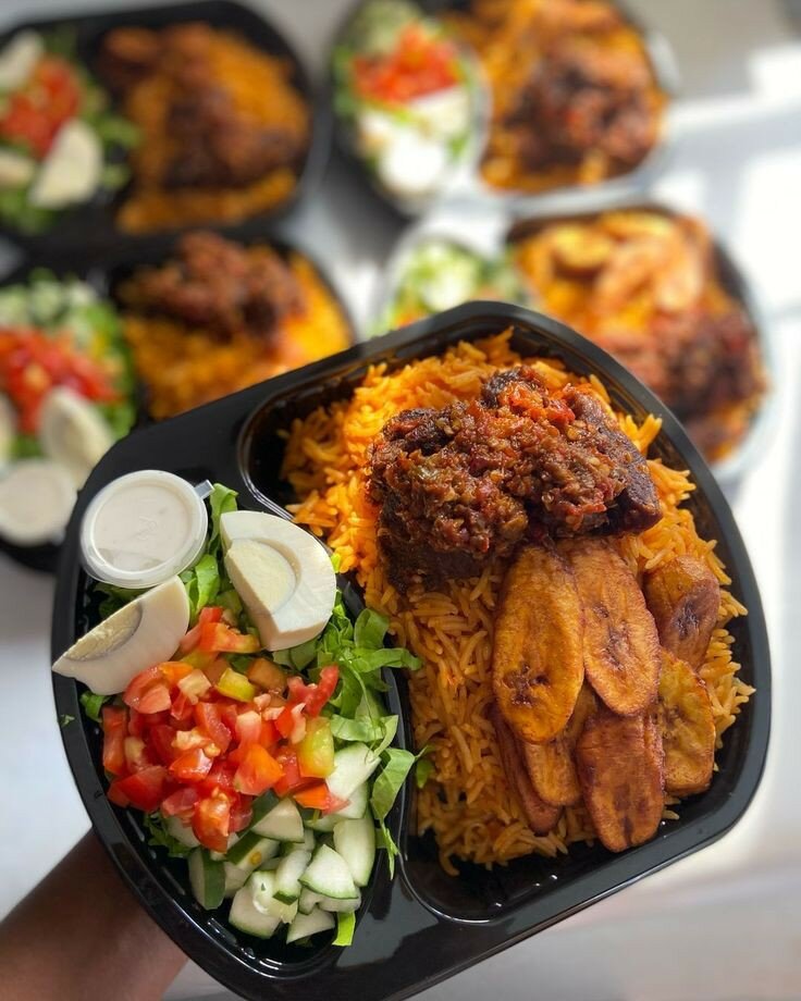 Home made special jollof