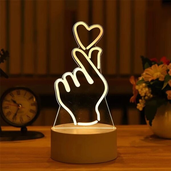 Lampe 3D LED Décorative