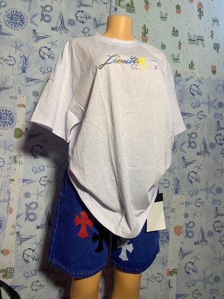 T-shirt en coton imprimé