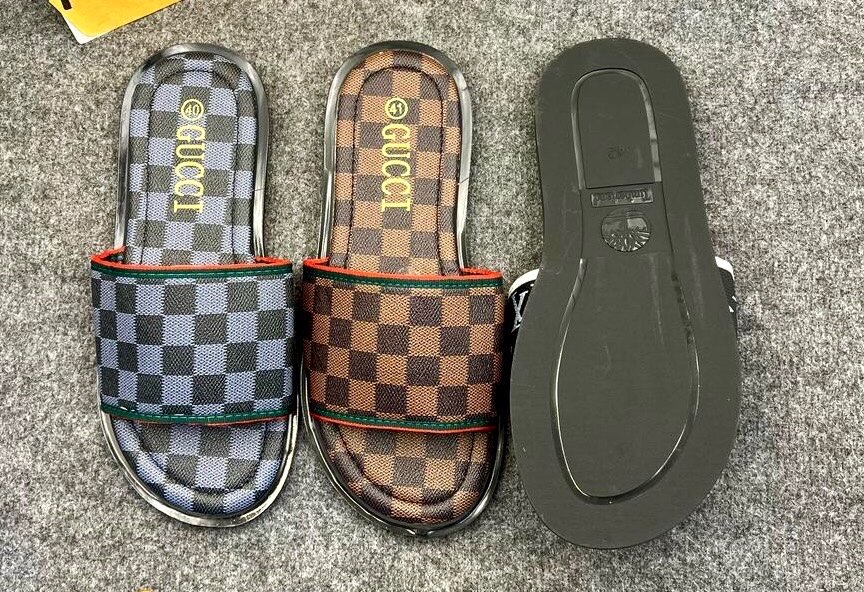 Gucci & Louis Vuitton Slides