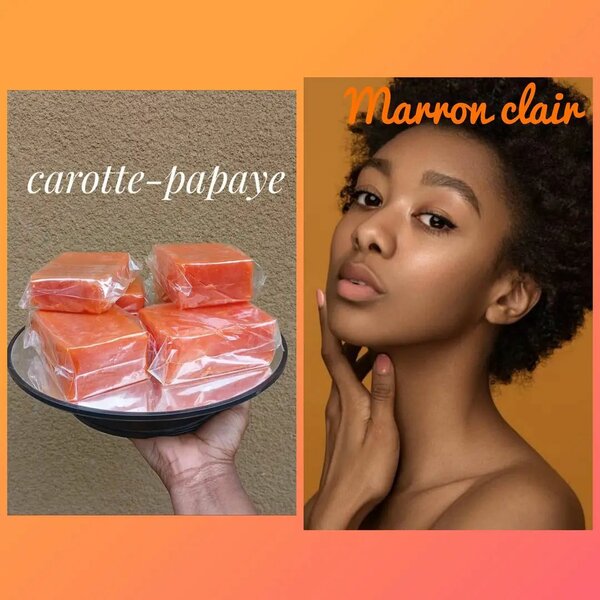 Savon à base de Carotte Papaye