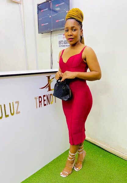 Bandage dress red