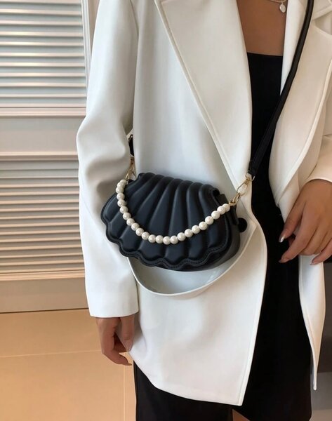 Sac à main perlé