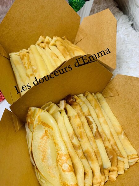 Crêpes fraîches savoureuses