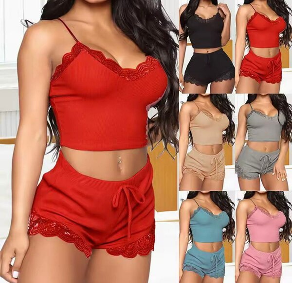 Ensemble Pyjama Femme Dentelle