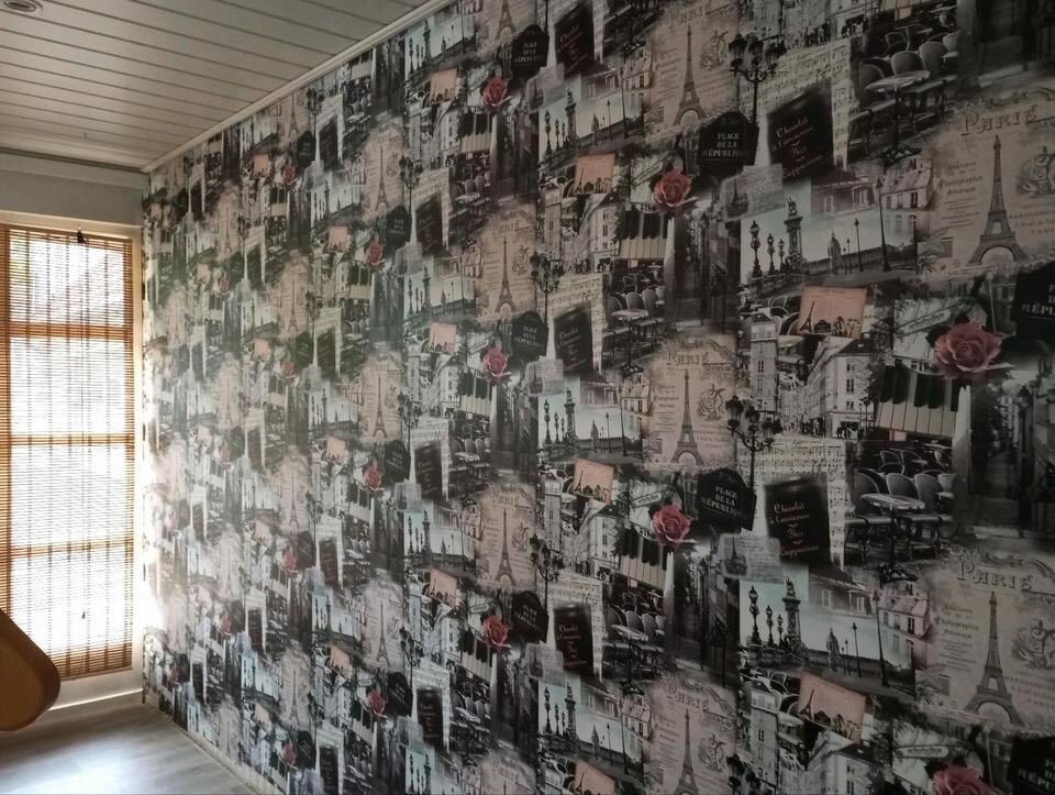 Papier peint vintage Paris