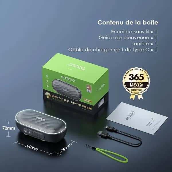 Enceinte Bluetooth Lumineuse