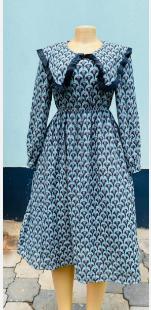 blue dress, size S