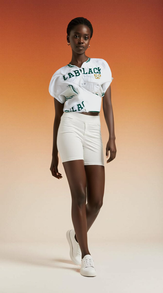 Veste Varsity Blanche Unisexe