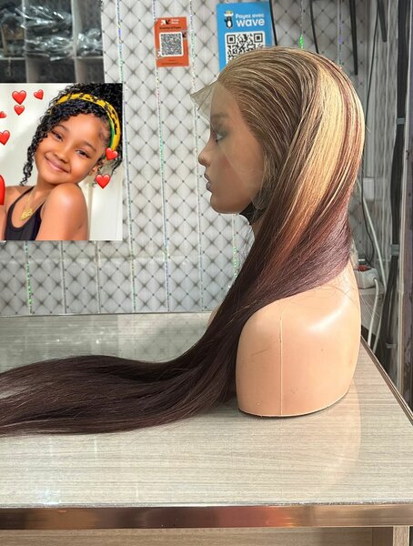 Perruque Lace Front Longue et Lisse