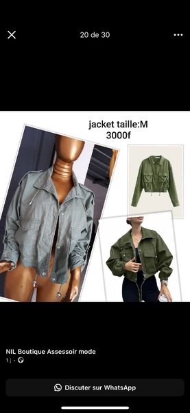 Veste Militaire Femme Taille M