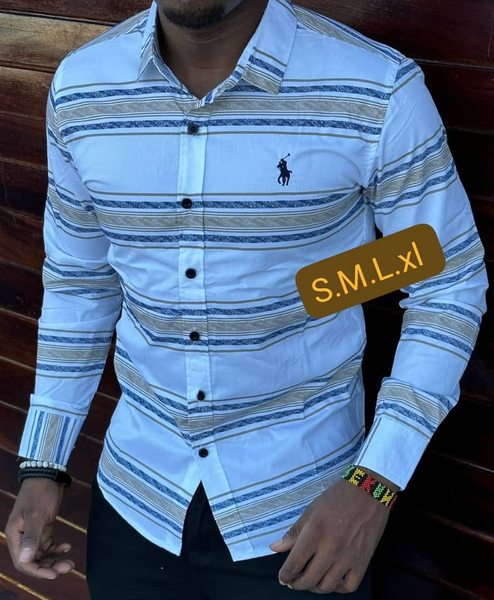 Chemise blanc beige