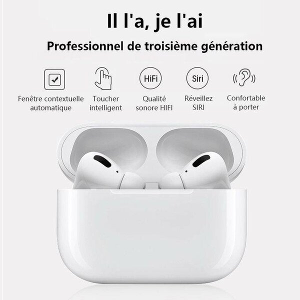 Écouteurs Bluetooth Pro 3ème Gen