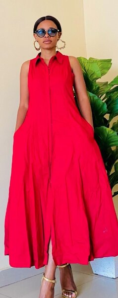 Elegant red dress m