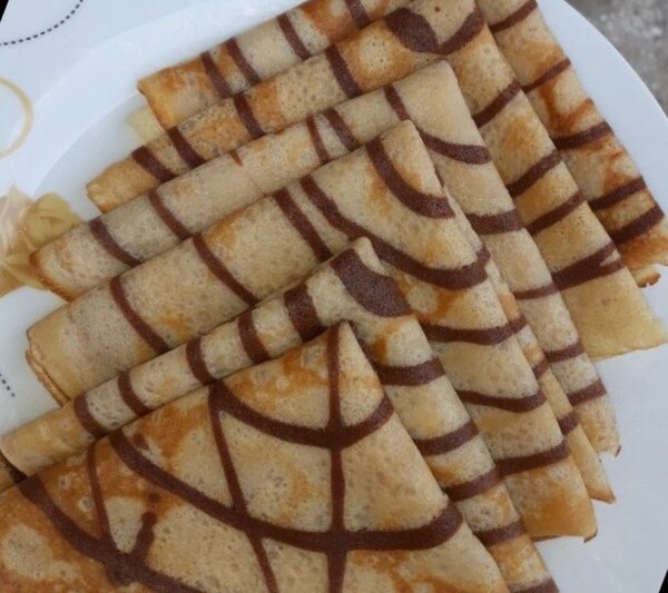 Crêpes marbrées