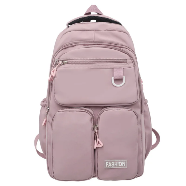 Sac à dos rose mode spacieux