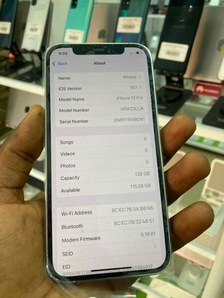 Iphone 12pro 128gig