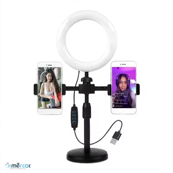Selfie de bureau à double support Live Streaming