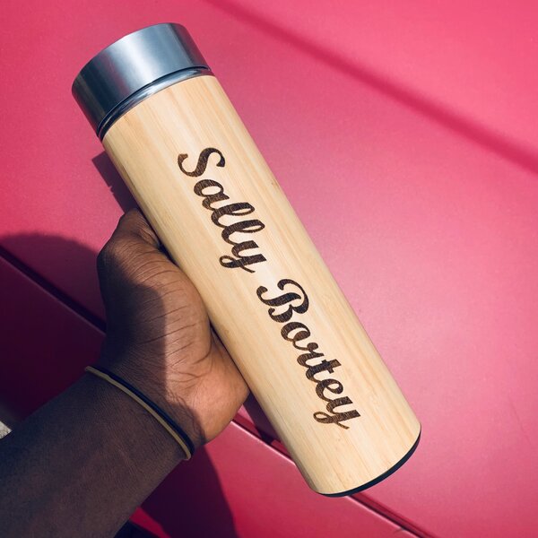 Bamboo bottle