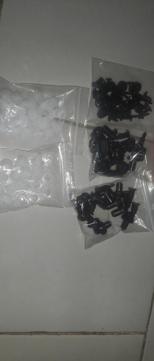 Clips de fixation 100 pcs