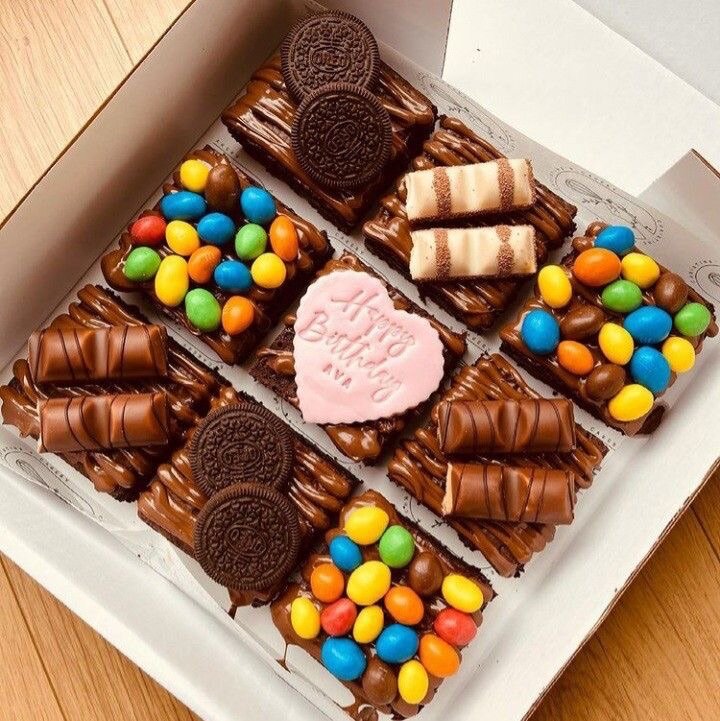 Brownies gourmands assortis