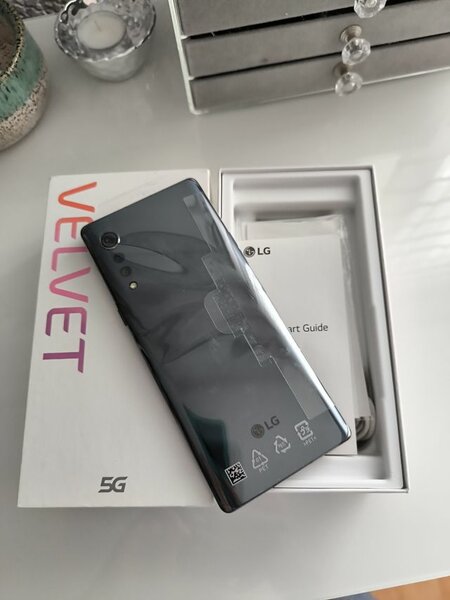Fresh in box LG Velvet 5G 128gb + 6gb ram 4300mAh battery ca
