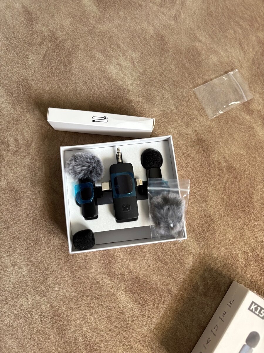 Microphone sans fil compact