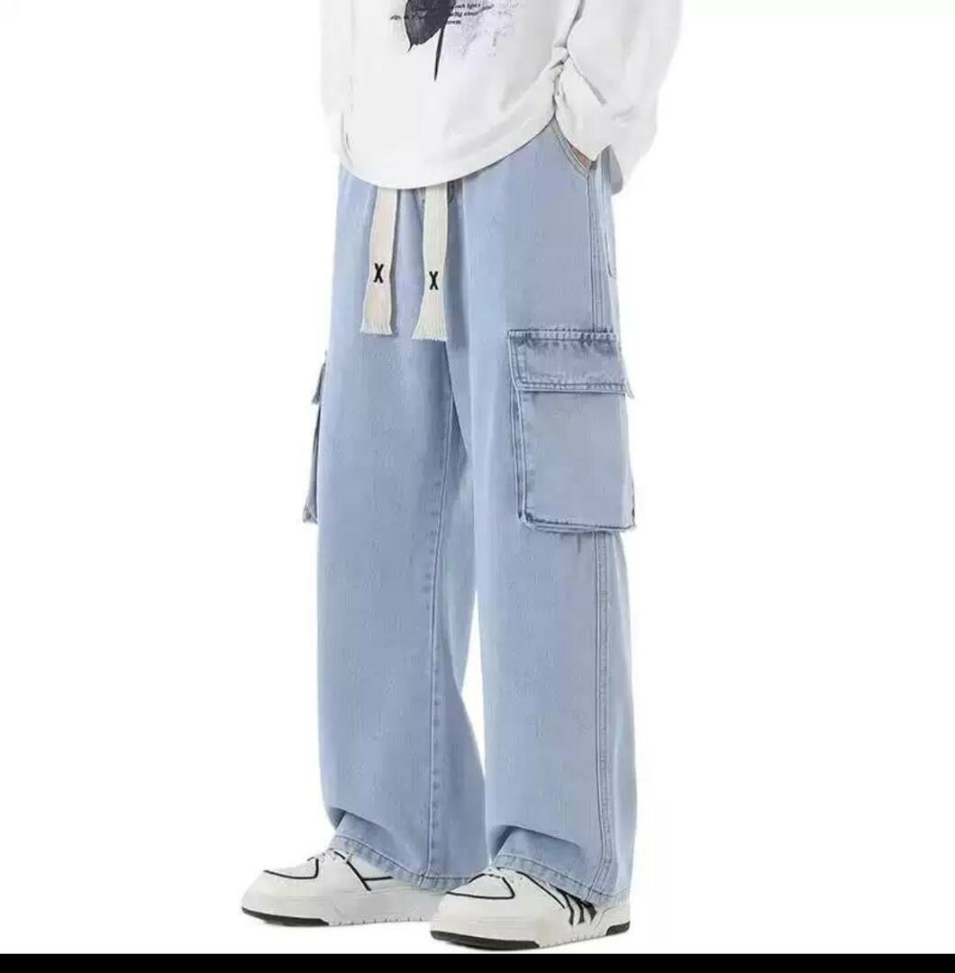 Pantalon cargo ample homme