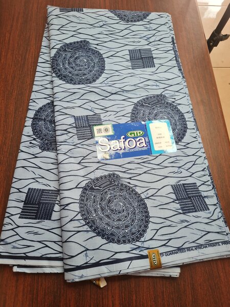 Safoa Indigo white