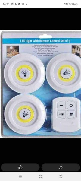 Éclairage LED avec télécommande