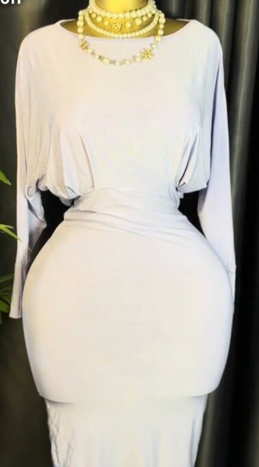 Robe longue blanche